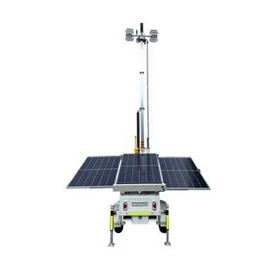 Solar Hybrid Lighting Tower Trailer Eco Hybrid | GP56K-H