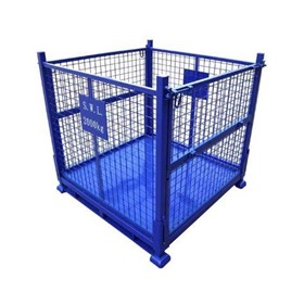 Foldable Steel Stillage Cage 1100 x 1100 x 1100mm