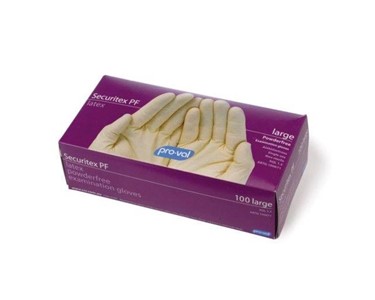 100 pack Powder-Free Latex Examination Gloves