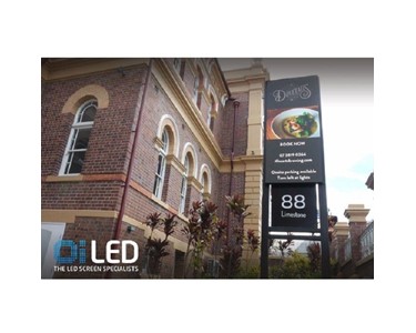 Oi LED - Signage & Sign Holder | LED Pylon Sign
