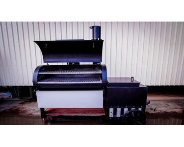 Iron Fire - 24" Offset BBQ Smoker and Fire Box Grill