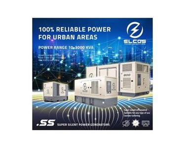 Elcos - Generating Sets | Diesel Generators 10-3000 kVA | Super Silent 