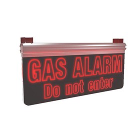 Warning Lights | Gas Alarm Sign 30cm Double Sided EK32