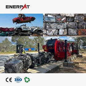 Mobile Car Crusher Baler | ELV Processing Up to 15.6 TPH