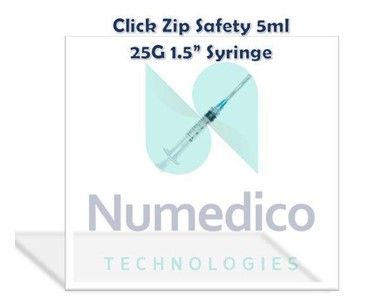 ClickZip - Disposable Syringes - 5ml 25G 1.5inch | Medical Needles