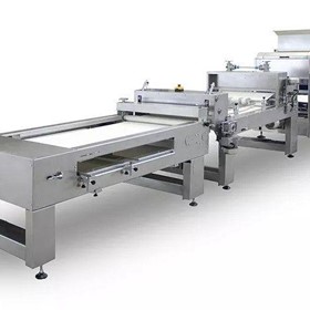 6 Rows Dough Divider & Rounder Machine with Moulder and Traying System