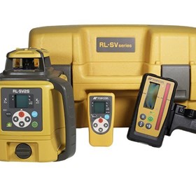 Topcon Rechargeable Dual Grade Laser Level with LS100D | RLSV2S 