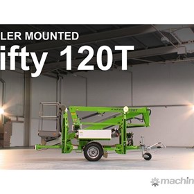 Trailer Mounted Boom Lift | NIFTY 120