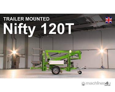 Niftylift - Trailer Mounted Boom Lift | NIFTY 120