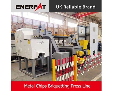 Enerpat - Aluminum Turnings Briquetting Press Line - BM