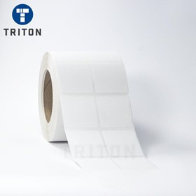 Thermal Label 50x50 2 Up, White, Freezer Adhesive