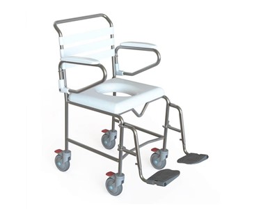 KCare - Maxi Mobile Shower Commode Chair - 500mm Seat Width