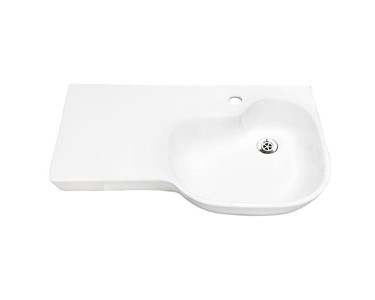Gentec - Accessible Wash Basin with Left Shelf (710mm) | SANH710BLT