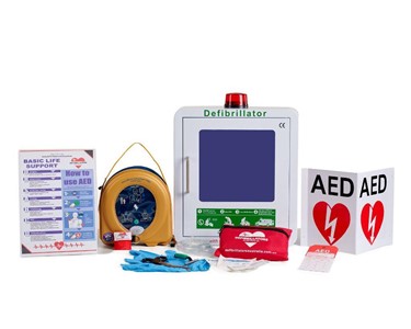 HeartSine - 360P Fully Automatic AED Indoor  Defibrillator Bundle