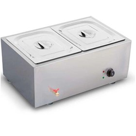Stainless Steel Electric Bain-Marie Food Warmer 2*4.5L