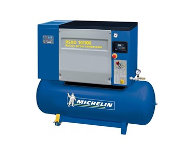 Michelin - 10HP Three Phase Rotary Screw Air Compressor | RSXD10-300 