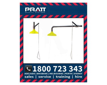 Pratt - Safety Showers Ceiling or Wall Mounted