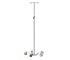 Freeway Medical - Infusion Pump Stand | FW8004 Stainless Upright 2 Hook