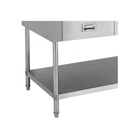 Stainless Steel Bench With 3 Drawers 1200 W X 700 D