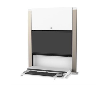 Ergotron - Healthcare Mounting Solutions | CareFit 24-inch Sit-Stand Enclosure