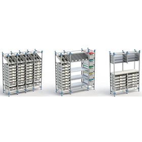 H-H FlexShelf | Hospital Modular Storage | Wire Shelving | Shelf 