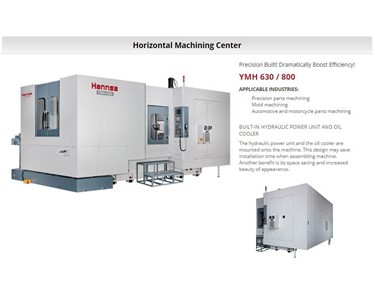 HANNSA - CNC Horizontal Machining Centres - YMH 630 / 800