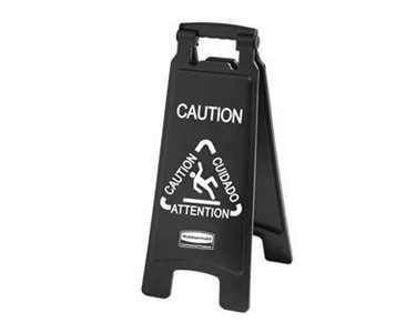 Rubbermaid - Executive Series 2-Sided "Caution Wet Floor" Safety Sign - 1867505