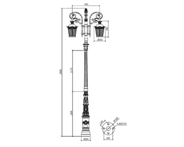 Street Light | DHB-1014 | Kasesware Lighting