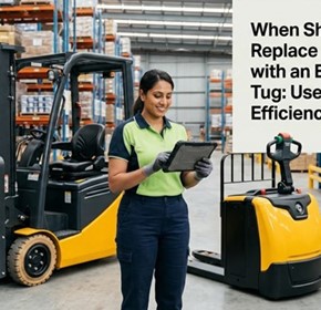 When Should You Replace a Forklift with an Electric Tug:Use-Case & Efficiency Guide