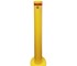 140mm Steel Bollards - Yellow (Base Plate)