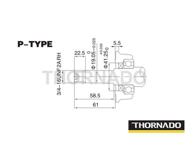 Thornado 1.5" High Pressure Fire Fighting Pump Kit - 19mm Thread Shaft