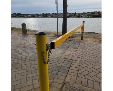 Heavy Duty Industrial Swing Gate - Manual (Yellow)