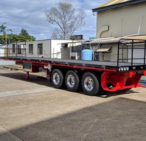Used Flat Deck Trailer | 2024 FWR TRI AXLE 