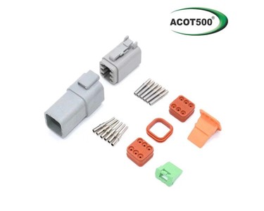 ACOT500 - Connector 6 Pin Kit | 4mm
