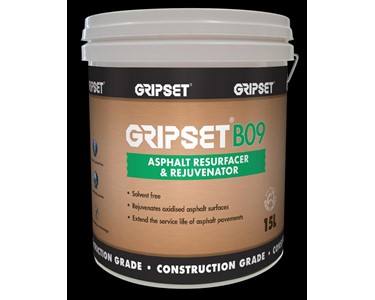 Gripset B09 Asphalt Rejuvenator, bitumen paint protection