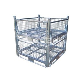 Half Height Collapsible Mesh Cage