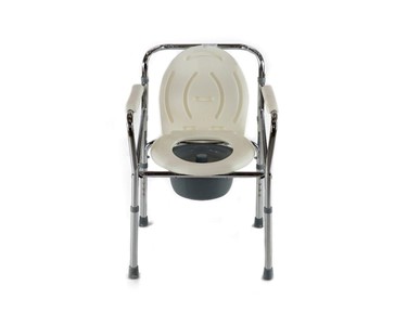 Chrome Commode Chair