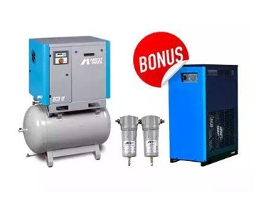 Rotary Screw Air Compressor 4 kW to 15 kW | Belt Driven - Eco Series