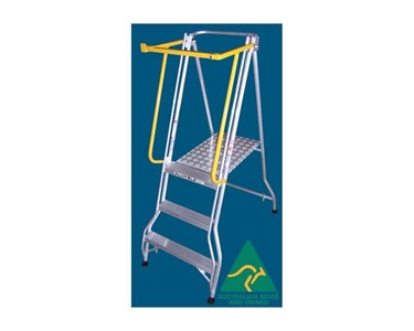 Allweld - Folding Platform Ladders load rated to 200kg
