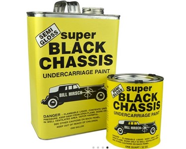 Bill Hirsch - Super Black Chassis Undercarriage Paint