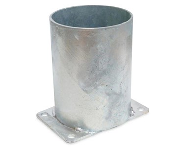 Bollard Base Only 114mm Surface Mounted Removable | B114-SM-REM-BASE