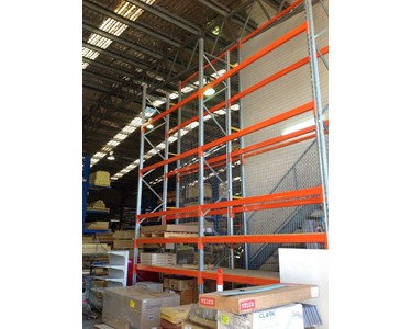David Hill Industrial Group - Pallet Racking Safety Fence
