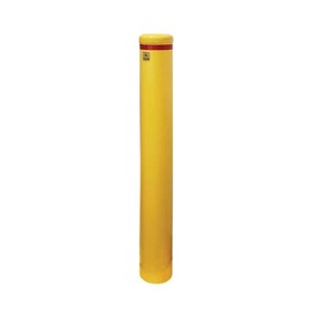 140mm Steel Bollards - Yellow (In-Ground)