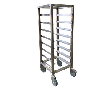 Tente - Custom Fully Welded Stainless Steel Tray / Plastic Crate Trolleys