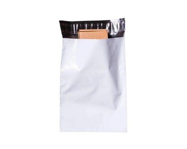 Sands Industries & Trading Pty Ltd - Poly Mailer Adhesive Envelopes White/Black 255mm x 330mm