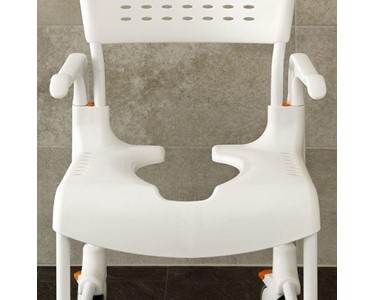 Etac - Etac Clean Mobile Shower Commode Chair 49cm