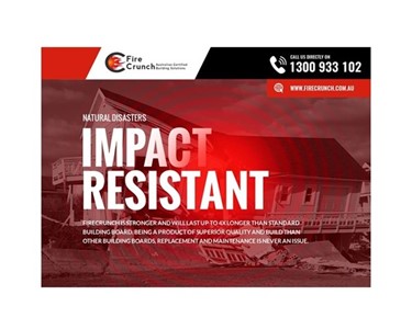 FireCrunch - Impact Resistant Building Board