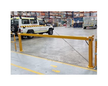 Heavy Duty Manual Industrial Boom Gate (Yellow)