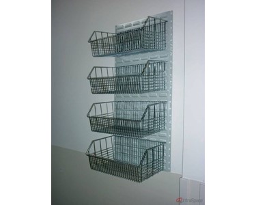 Wire Basket & Louvre Panel