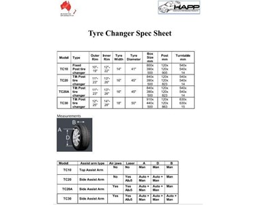 HAPP - Tyre Changer | TC10